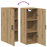 Wall Mounted Cabinet Artisian Oak 34.5x34x90 cm Engineered Wood 857335