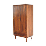 Curved Chestnut Wardrobe IN3589