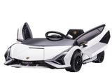 Lamborghini Sian Licensed 12V Kids Electric Ride On Car 2 Motors Toy Car with Remote Control Music T3398P348294