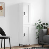 Highboard White 34.5x34x180 cm Engineered Wood 3200449