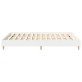 Bed Frame 2 pcs White 152 x 203 cm Engineered Wood 3402867