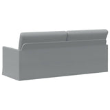 3 Seater Sofa Light Grey 190 x 81 x 82 cm Fabric 42041106