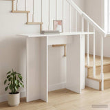Console Table White 100 x 30 x 75 cm Engineered Wood 8001167