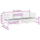 3 Piece Garden Sofa Set Impregnated Wood Pine 3299267
