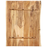 Table Top Solid Acacia Wood 80xx2.5 cm 286329
