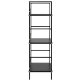 3-Layer Book Shelf Black 60x27.6x90.5 cm Engineered Wood 288218