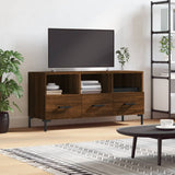 TV Cabinet Brown Oak 102x36x50 cm Engineered Wood 829043