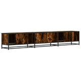 TV Cabinet Smoked Oak 240x35x41 cm Engineered Wood 3300797