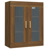 Hanging Wall Cabinet Brown Oak 69.5x34x90 cm 817389