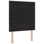 ZNTS Bed Frame Black 80x200 cm Velvet 3344971