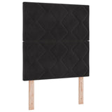 ZNTS Bed Frame Black 80x200 cm Velvet 3344971