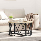 Coffee Table Sonoma Oak 80 x 80 x 42 cm 868250