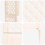 Rose Arch with Spikes White 97 x 43 x 218 cm PP 42041737