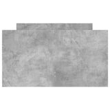 Bed Frame Concrete Grey Engineered Wood Single Bed Frame 3207367