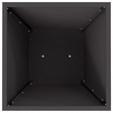 Pillar Planter 2 pcs Black 35 x 35 x 73 cm 873839