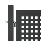 Garden Gate Anthracite 400x150 cm Steel 154574