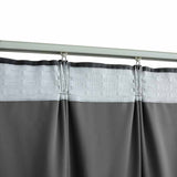 Blackout Curtains 2 pcs with Hooks Velvet Anthracite 140x225 cm 134501