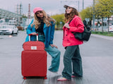 4-Piece Luggage Set with 2 Handbags & 8-Piece Toiletry Kit Durable PP Suitcase 37459360