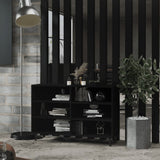 Sideboard Black 103.5x35x70 cm Engineered Wood 806041