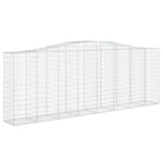 Arched Gabion Basket 400x50x140/160 cm Galvanised Iron 153417