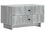 Bedside Cabinet Grey Sonoma 62 x 34.5 x 47.5 cm Engineered Wood 893861