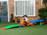 3 Four-Piece Ride on Kids Roller Coaster w/ Non-Slip Steps, for Ages 2-5 Years - Multicoloured T3398P348394