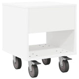 Bedside Table White 40.5 x 40 x 48 cm Engineered Wood 891056
