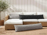 Throw Pillow 2 pcs HEERLEN Light Grey 40 x 145 cm 926198