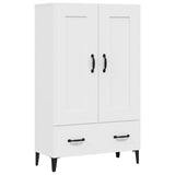 Highboard White 70x31x115 cm Engineered Wood 812573