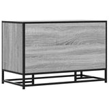Shoe Bench Grey Sonoma 80x40x53.5 cm Engineered Wood and Metal 849227