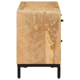 TV Stands with Drawer Brown 110 x 30 x46 cm Solid Mango Wood 4104604