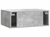 Wall-Mounted TV Cabinet Concrete Grey 59.5 x 41 x 30 cm 898338