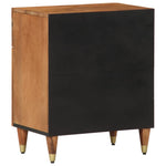 ZNTS Bedside Cabinet 50x33x60 cm Solid Wood Mango 358295