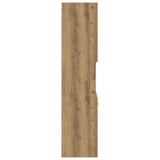 Bathroom Hanging Cabinet Artisian Oak 30x30x130 cm Engineered Wood 856222