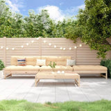 4 Piece Garden Lounge Set Solid Wood Pine 3186592