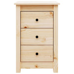 ZNTS Bedside Cabinets 2 pcs 40x35x61.5 cm Solid Wood Pine 813700