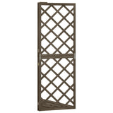 Corner Trellis Grey 50x50x145 cm Solid Fir Wood 316408