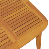Garden Dining Set Natural Wood Solid Acacia Wood Medium Durable 3058000