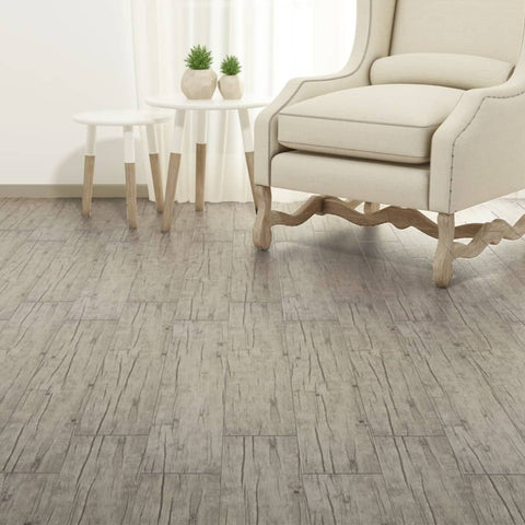 ZNTS Self-adhesive PVC Flooring Planks 2.51 m² 2 mm Oak Washed 342873
