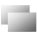 Wall Mirrors 2 pcs 60x40 cm Rectangular Glass 3051623