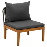 3 pcs Lounge Set Solid Acacia Wood Natural 42022073