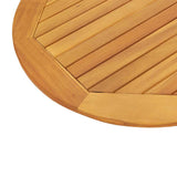 Table Top Oil Natural 120 x 70 x 2 cm Solid Acacia Wood 4108102