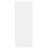 Sideboards with LED Lights 3 pcs White Engineered Wood 3209107