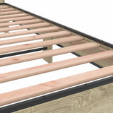 Bed Frame without Mattress Sonoma Oak 150x200 cm King Size 3280143