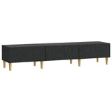 TV Cabinet 147 x 34.5 x 30 cm Black Engineered Wood 895166