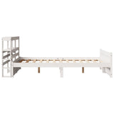 Bed Frame with Headboard without Mattress White 160x200 cm 3306026