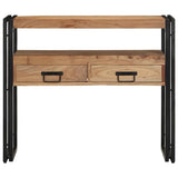 Console Table Brown 90 x 33 x 75 cm Solid Acacia Wood 4102743