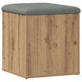 Storage Bench Artisan Oak 42x42x45 cm Engineered Wood 857614