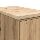 Garage Storage Cabinet Artisan Oak 30x51x85 cm Solid Wood Pine 860561