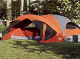 Family Tent Cabin 6-Person Grey and Orange Waterproof 94639
